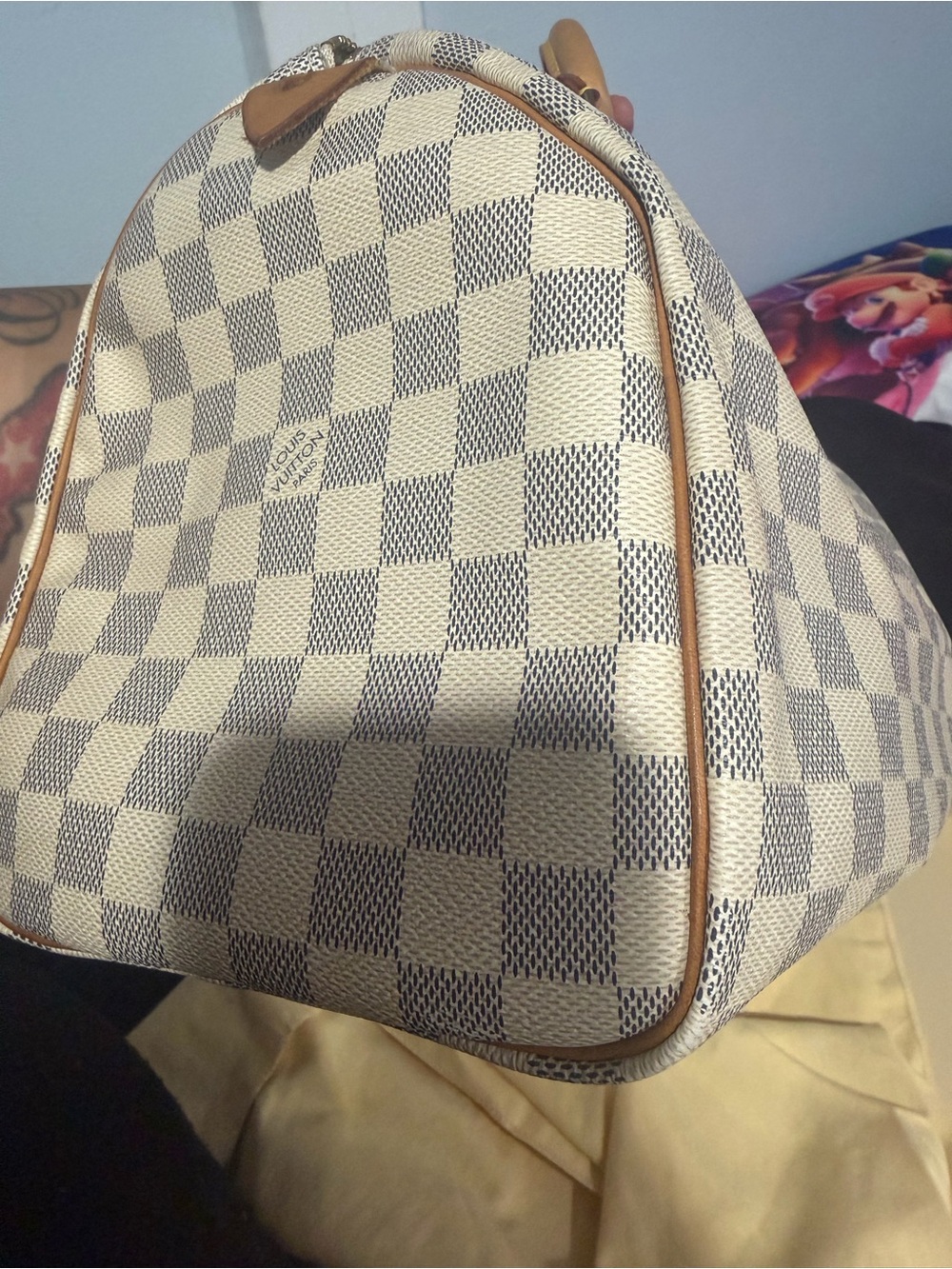LOUIS VUITTON DAMIER AZUR SPEEDY 30 - AUTHENTIC W/COA BOX AND DUSTY. Giftable - Picture 8 of 15